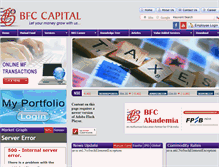 Tablet Screenshot of bfccapital.com